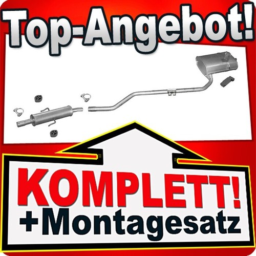 Auspuff für toyota corolla - auspuff,
