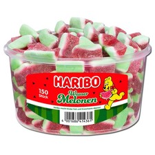 (7,57€/1kg) Haribo Wassermelonen, Fruchtgummi, Schaumzucker 150 Stück