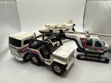 Seltenes Vintage Buddy L Spielzeugautos Set NASA selten Sammlerstück Metall