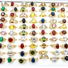 30stk. Silber/Gold Damen Ringe