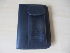 Terminplaner in schwarz Leder