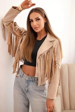 Damenjacke Fransen kurz Boho