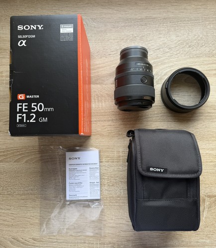 Sony 50mm 2 gm objektiv - 1.2,