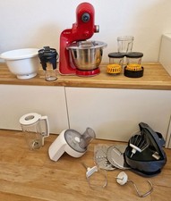 BOSCH MUM 58720 MUZ 45 XTM 1 Küchenmaschine Rot Mit Ersatzschüssel Top Zustand