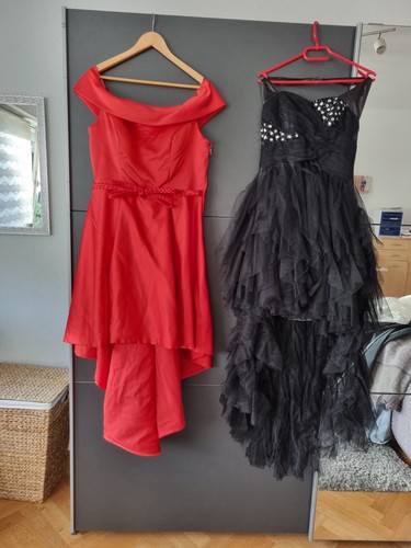 Rotes kleid vorne kurz - ,