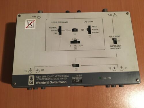 Wandel goltermann isdn - &,