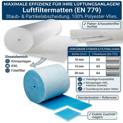 Luftfiltermatte g4 - luftfiltermatte, (eu4)