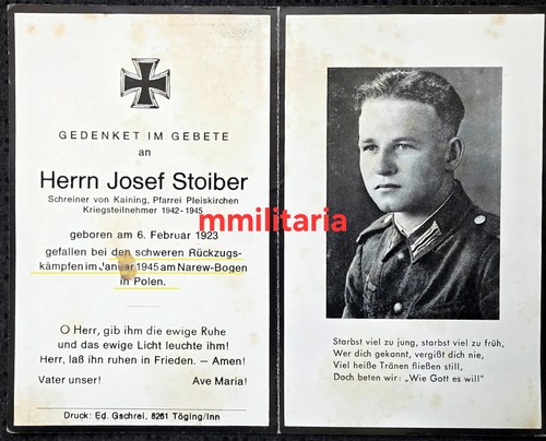 Sterbebild wwii gefreiter - wwii,