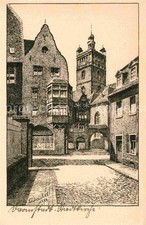 Darmstadt Stadtkirche Kuenstlerkarte 