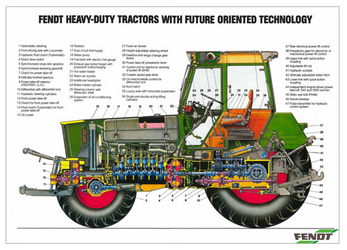 Fendt traktor favorit 610 612 - favorit,