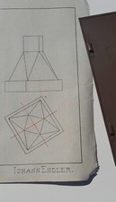 " GIPS-MODELL " (1.) von 1919 alte Technische Zeichnung - ORIGINAL UNIKAT