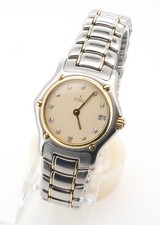 Ebel Wave Lady 26mm Uhr Stahl/Gold Ref. 188901 Diamant-Zifferblatt