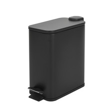 B-Ware SVITA ST5 Mülleimer Treteimer 5l Inneneimer Softclose rechteckig Schwarz