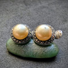 Art Deco Ohrringe Silber