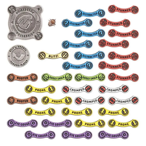 Blood bowl tokens set - tokens,