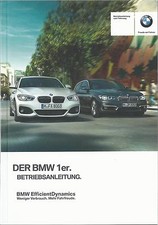 BMW 1er F20 F21 Betriebsanleitung 2015 Bedienungsanleitung Handbuch Bordbuch BA