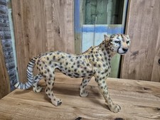 Figur Gepard Skulptur schwarz