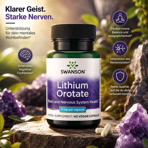 Swanson orotate 5mg kapseln - swanson, 60