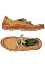 snipe Halbschuh Damen Slipper feste Schuhe Gr. EU 40 Leder Orange #aqpgd4h