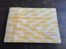 Honda CB400F 1976 owner's