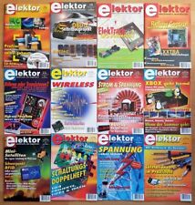 33x Elektor aus 2005 - 2009 Elektronik Magazin Hefte Computer Technik Sammlung