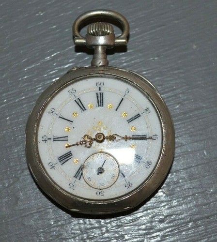 Taschenuhr silber goldmedaille - taschenuhr,