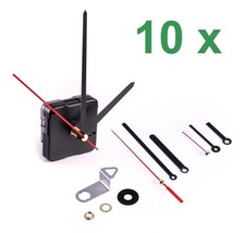 10 x Quarzuhrwerk mit 10x3