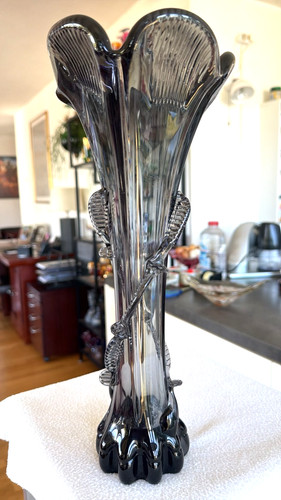 Große schwere glas - schwere, vase