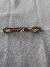 Brosche 835 SILBER silber Brosche Anstecknadel vintage gebraucht