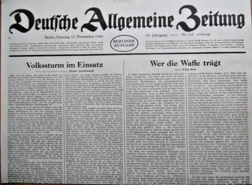 Deutsche allgemeine zeitung - allgemeine,