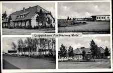 Ak Trappenkamp im Kreis Segeberg, Ort, Teilansicht, Gasthaus - 3120198