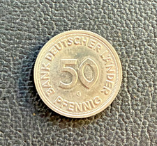 Bundesrepublik Deutschland, 50 Pfennig-Münze, 1950 G (Bank Deutscher Länder)