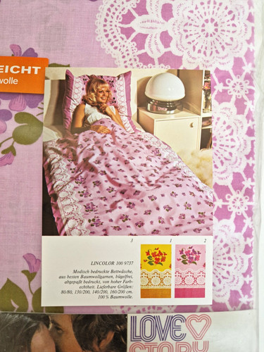 Vintage bettwäsche 70er jahre - vintage,