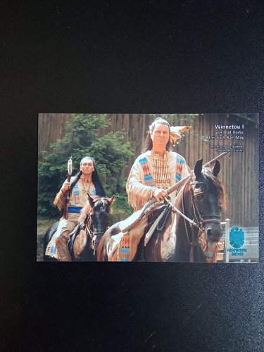 Winnetou autogrammkarte - i,