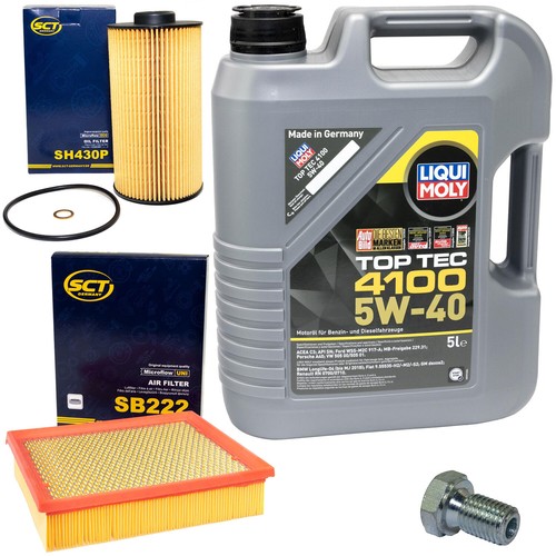 Motoröl filter set 5w40 - set,