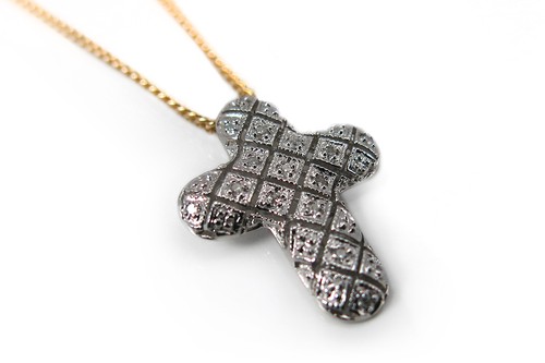 Kreuz anhänger mit kette - anhänger,