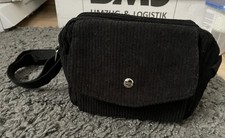 Umhängetasche Kord schwarz Hand Tasche Cord