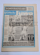 Fuwo Sonderausgabe 1976/77 DDR Oberliga Fußball Sportecho Union Hansa FCM Dynamo