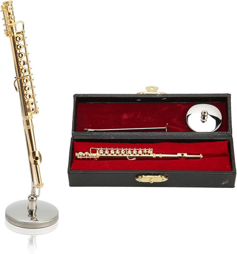 Miniaturflöte ornamente 11cm - miniaturflöte,