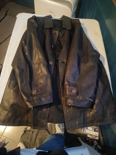 Herren echtledermantel vettori - herren,