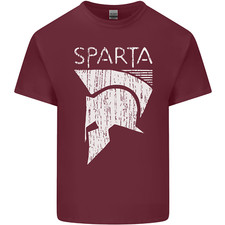 Sparta Helm Bodybuilding Training Fitness Herren Baumwolle T-Shirt Tee Oberteil
