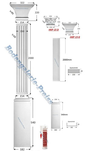 Pilaster flachsäule - pilaster,