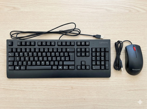 Lenovo tastatur maus set - tastatur, &