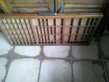 alte setzkasten holz schublade druckerei selten