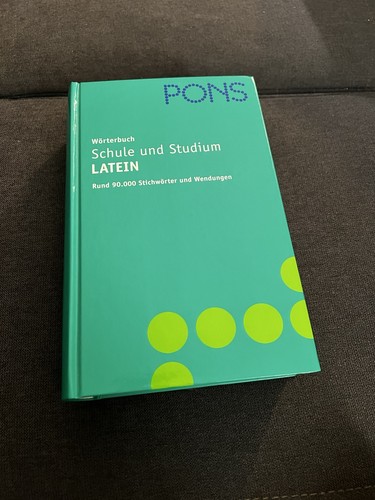 Pons wörterbuch latein - pons, schule