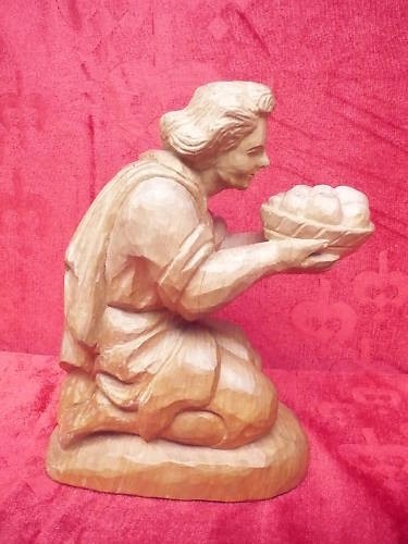 Schöne alte holzfigur mann - schöne,alte, holzfigur__mann