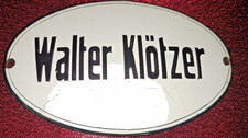 altes Emailschild Namensschild