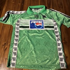 BVB Hannover 96 Trikot Globetrotter Pepsi Gr. XL matchworn Vintage #15