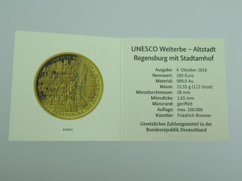 100 euro goldmünze - euro,