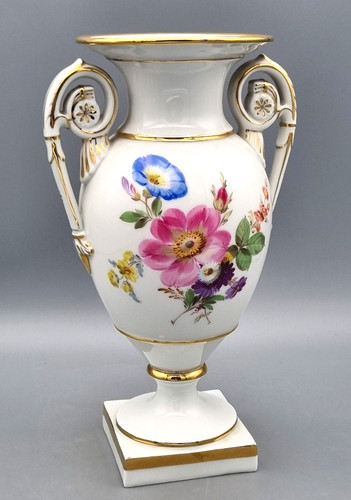 Meissen porzellan henkel vase - meissen,